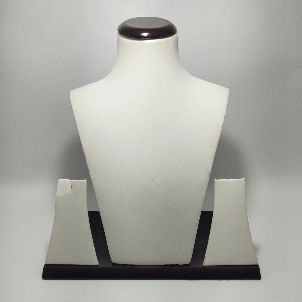 jewelry box white necklace display body