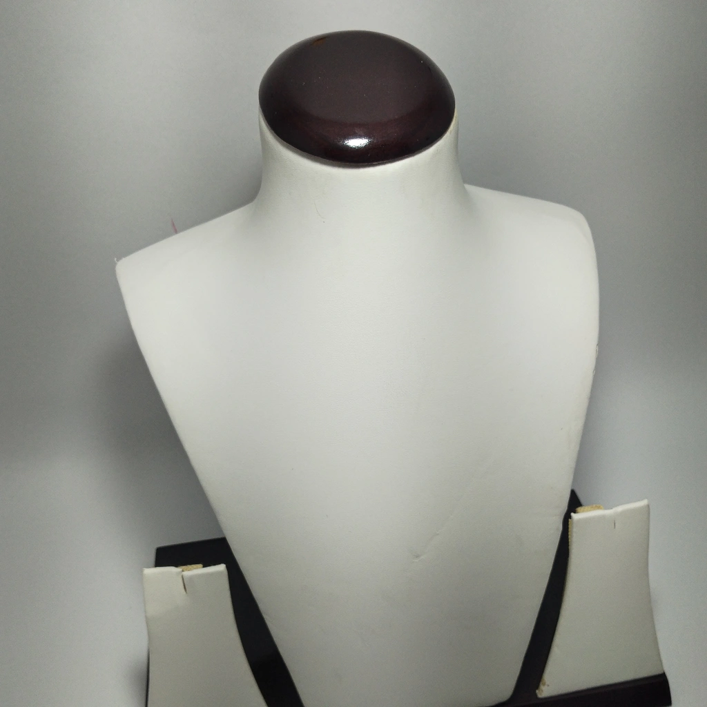 white necklace display body