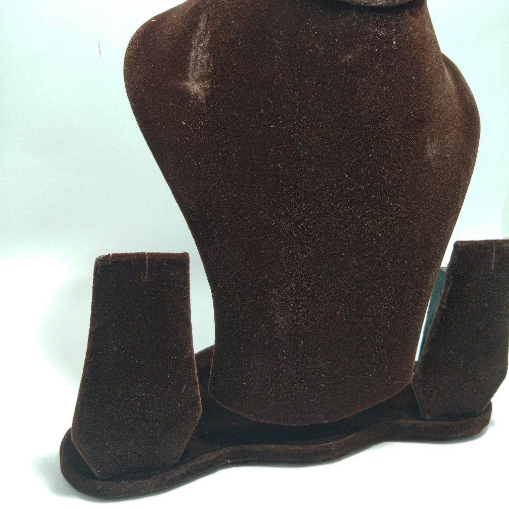 brown necklace display body