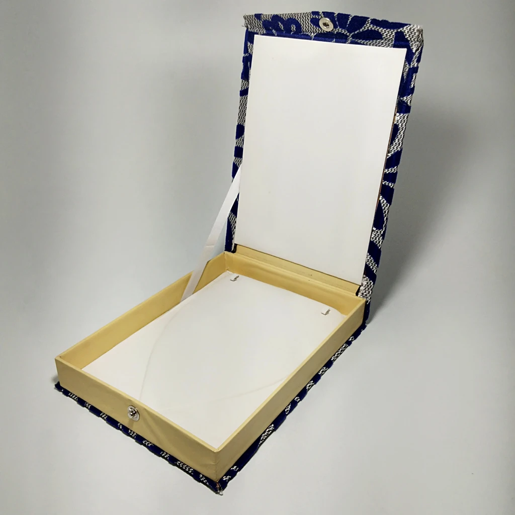 jewelry box blue flower b2 design long set